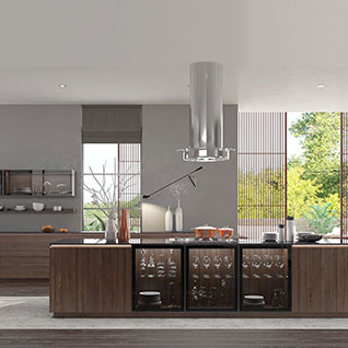 FIK41 : Natural and Elegant Zen-like Feeling Design Kitchen Cabinet