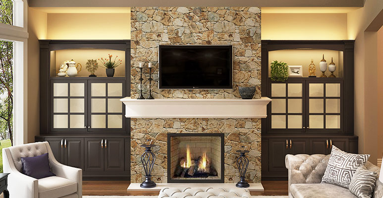 European-Style-Built-In-TV-Cabinet-around-Fireplace-TV17-L04-01