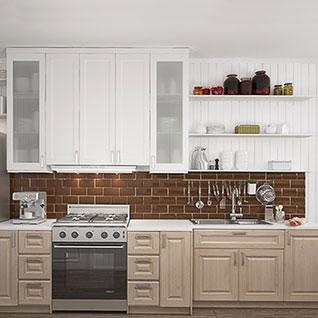 FIK90 : American Classical Kitchen Cabinet