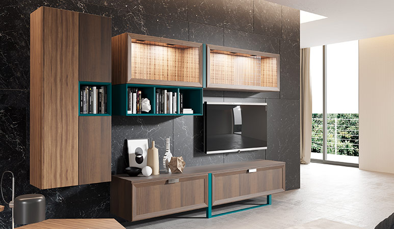Wood-Grain-PVC-and-Blue-Lacquer-TV-Cabinet-PLTV17007-056-04