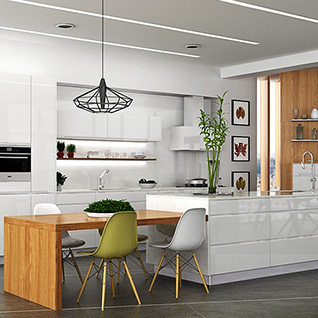 FIK79 : Modern Elegant Lacquer Kitchen Cabinet