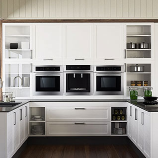FIK119 : Transitional Solid Wood Shaker Kitchen Cabinet