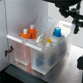 FIK139 : Plastic Sink Cabinet Storage Box